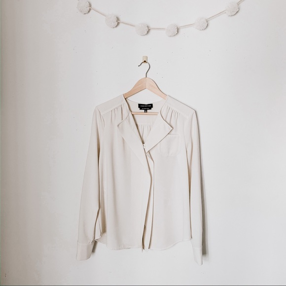 Jones New York Tops - jones new york cream button down stretch top
